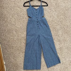 - Madewell button front jumpsuit